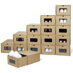 New Boîte de rangement en carton x5 Entretien Du Linge
