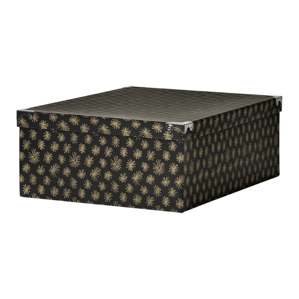 Sale Boîte de rangement en carton L.48 x l.33,5 x H.16 cm Entretien Du Linge