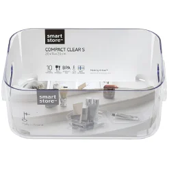 Online Boîte de rangement en plastique transparent SmartStore Compact Clear S Entretien Du Linge