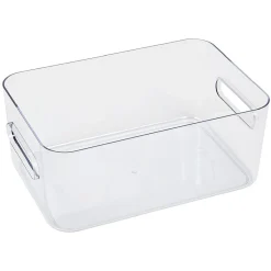 Outlet Boîte de rangement en plastique transparent SmartStore Compact Clear M Entretien Du Linge