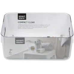 Outlet Boîte de rangement en plastique transparent SmartStore Compact Clear M Entretien Du Linge