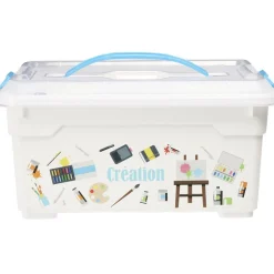 Boîte de rangement motif loisirs créatifs 12L^Gifi Outlet