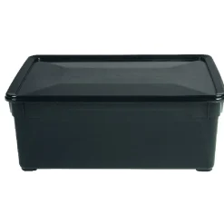 Hot Boîte de rangement noire 10 L Entretien Du Linge