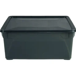 Best Boîte de rangement noire 18 L Entretien Du Linge