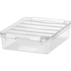 Online Boîte de rangement plastique transparent 1L Entretien Du Linge