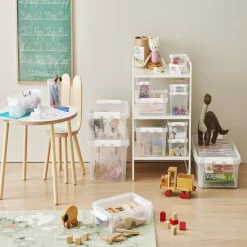 Online Boîte de rangement plastique transparent 1L Entretien Du Linge