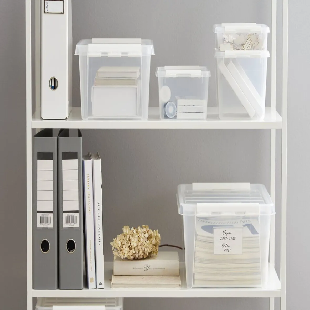 Online Boîte de rangement plastique transparent 1L Entretien Du Linge
