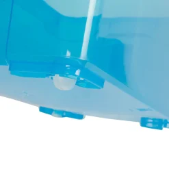 Boîte de rangement plastique bleu 45 L Rangement