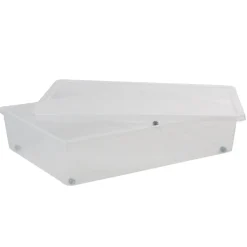 Outlet Boîte de rangement transparente 55 L Rangement
