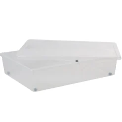 Outlet Boîte de rangement transparente 55 L Rangement