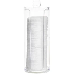 Boîte de rangement transparente pour coton^Gifi New