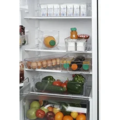 Gifi Rangement De Cuisine^Boîte de rangement étroite transparente pour réfrigérateur
