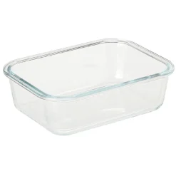 Gifi Conservation Alimentaire^Boîte en verre et bambou 1 L
