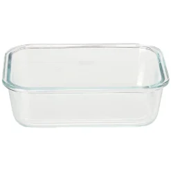 Gifi Conservation Alimentaire^Boîte en verre et bambou 1 L