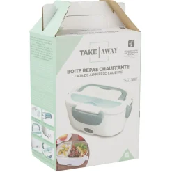 Gifi Conservation Alimentaire^Boîte lunch chauffante 2 compartiments 1 cuillère