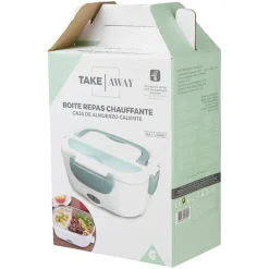 Gifi Conservation Alimentaire^Boîte lunch chauffante 2 compartiments 1 cuillère