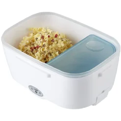 Gifi Conservation Alimentaire^Boîte lunch chauffante 2 compartiments 1 cuillère