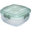 Gifi Conservation Alimentaire^Boîte lunch 1L avec couverts et bloc réfrigérant