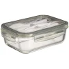 Gifi Conservation Alimentaire^Boîte Lunchbox en verre avec couverts en plastique 1,2L
