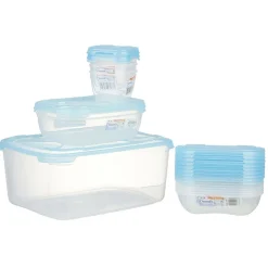 Gifi Conservation Alimentaire^Boîte plastique bleu x12