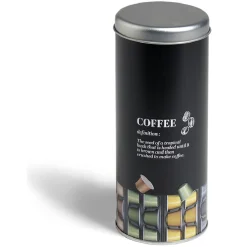 Gifi Conservation Alimentaire^Boîte pour capsules de café en métal - Ø7,8xH18cm