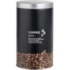 Gifi Conservation Alimentaire^Boîte pour grains de café en métal - Ø10,8xH18,5cm