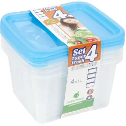 Gifi Conservation Alimentaire^Boîte rangement alimentaire 1,1 L x4