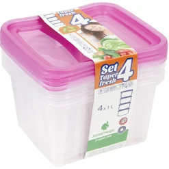 Gifi Conservation Alimentaire^Boîte rangement alimentaire 1,1 L x4