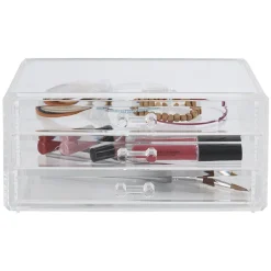 Boîte rectangulaire 3 tiroirs transparents^Gifi Outlet