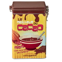 Gifi Conservation Alimentaire^Boîte rectangulaire en métal le meilleur du cacao