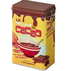 Gifi Conservation Alimentaire^Boîte rectangulaire en métal le meilleur du cacao