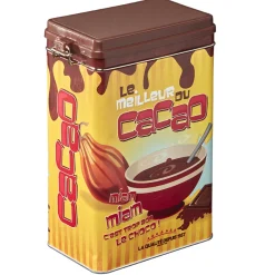 Gifi Conservation Alimentaire^Boîte rectangulaire en métal le meilleur du cacao