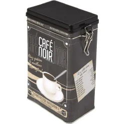 Gifi Conservation Alimentaire^Boîte rectangulaire en métal design café noir
