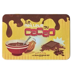 Gifi Conservation Alimentaire^Boîte rectangulaire en métal le meilleur du cacao