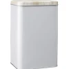 Gifi Conservation Alimentaire^Boîte rectangulaire en métal gris avec couvercle effet bois