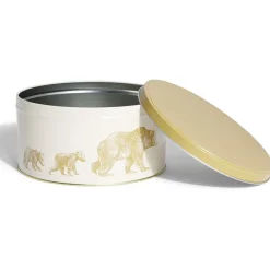 Gifi Conservation Alimentaire^Boîte ronde en métal Ø16,7cm motif ours jaune