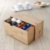 Gifi Conservation Alimentaire^Boîte tiroir à dosettes bambou naturel