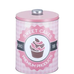 Gifi Conservation Alimentaire^Boîte vintage encastrable bleue rose et jaune x3