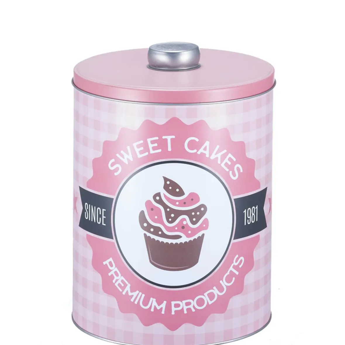 Gifi Conservation Alimentaire^Boîte vintage encastrable bleue rose et jaune x3