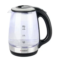 Gifi Petit Électroménager^Bouilloire en verre Homday électrique à LED bleu 1,7L