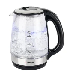 Gifi Petit Électroménager^Bouilloire en verre Homday électrique à LED bleu 1,7L