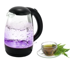 Gifi Petit Électroménager^Bouilloire LED sans fil couleurs variables Homday en verre 1,7 L