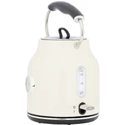 Gifi Petit Électroménager^Bouilloire rétro indicateur température blanc crème 1,7 L