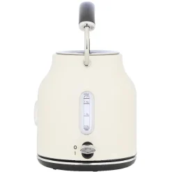 Gifi Petit Électroménager^Bouilloire rétro indicateur température blanc crème 1,7 L
