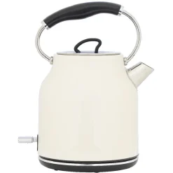Gifi Petit Électroménager^Bouilloire rétro indicateur température blanc crème 1,7 L