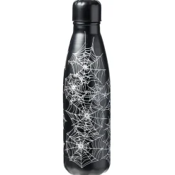 Gifi Conservation Alimentaire^Bouteille isotherme Halloween motif toile d'araignée noir et blanc 500ml