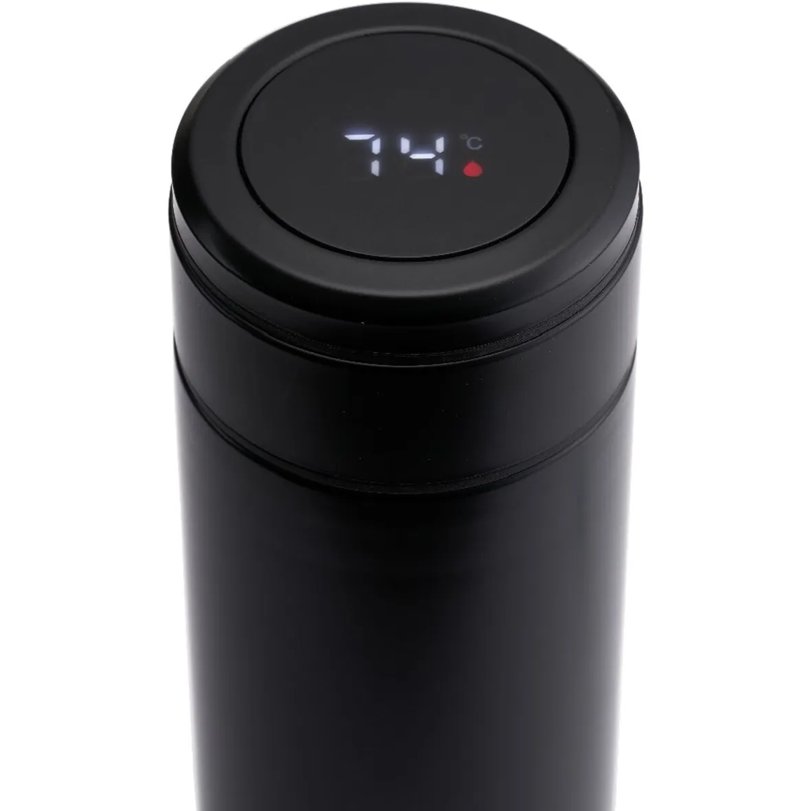 Gifi Préparation Culinaire^Bouteille isotherme inox avec indicateur de température 500 ml