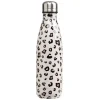 Gifi Conservation Alimentaire^Bouteille isotherme inox blanc imprimé léopard 500 ml