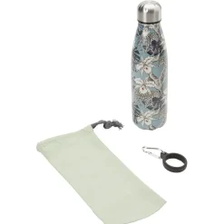 Gifi Conservation Alimentaire^Bouteille isotherme inox avec housse et mousqueton 480 ml