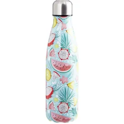 Gifi Conservation Alimentaire^Bouteille isotherme inox imprimé tropical 500 ml